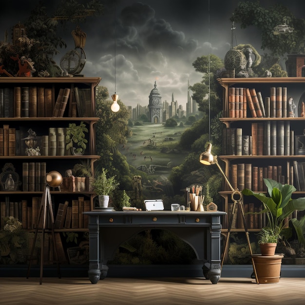 Mesmerizing Wallpaper of Beloved Literary Worlds