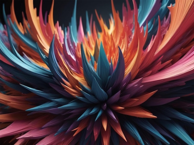 a mesmersing 3d abstract