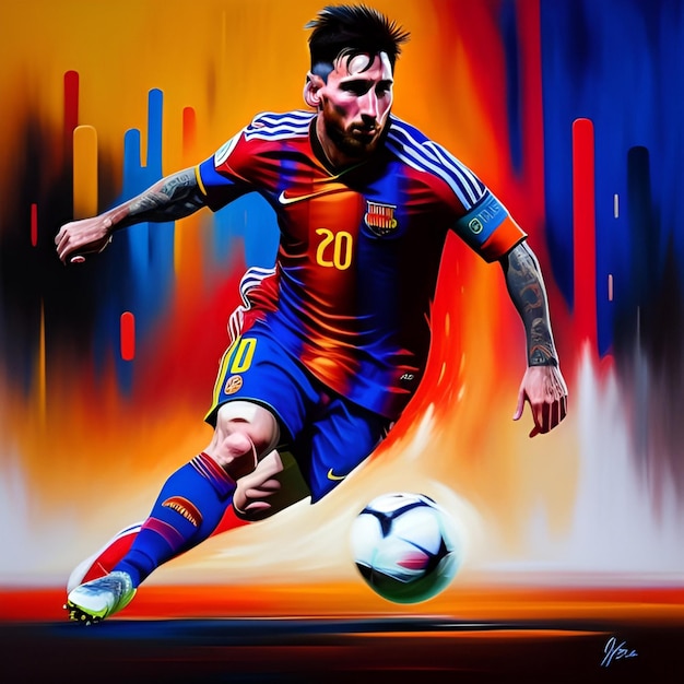 Messi The football boss in the world