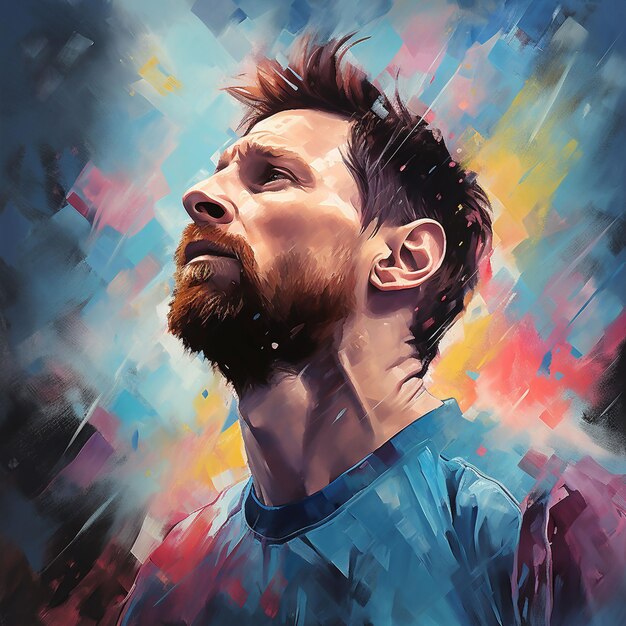 Premium AI Image | Messi