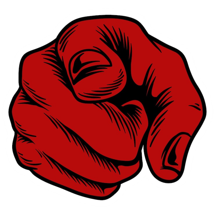 Foto met de hand getekend rood ik wil dat je met de hand tekent sticker ontwerp element