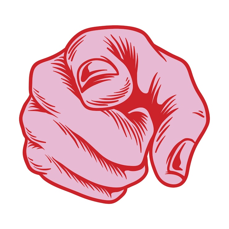 Foto met de hand getekend roze ik wil dat je met de hand tekent sticker ontwerp element