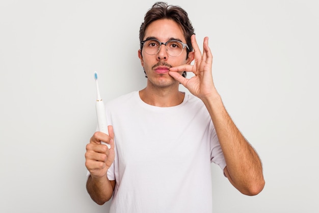 Met vingers op de lippen een geheim bewaren