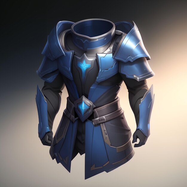 Photo metal armor model for game ideas