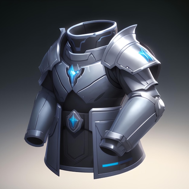 Photo metal armor model for game ideas