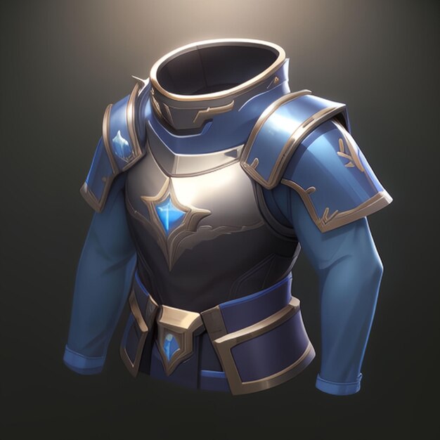 Photo metal armor model for game ideas