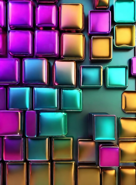 Metal background 3d neon palette detailed high quality k generative ai generated