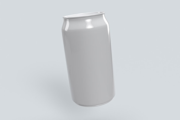 Metal Can Realistic Container For Soda or Energy Drink 3D Model