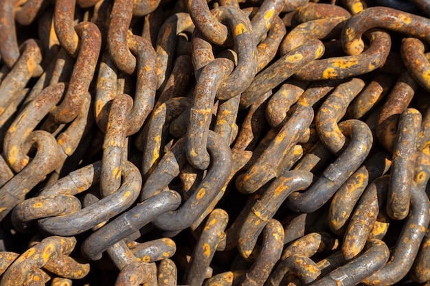 Metal chain abstract background