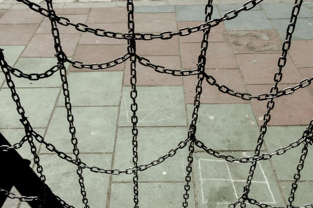 Metal chain background with certain texture