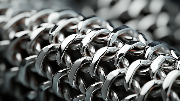 Photo metal chain steel background