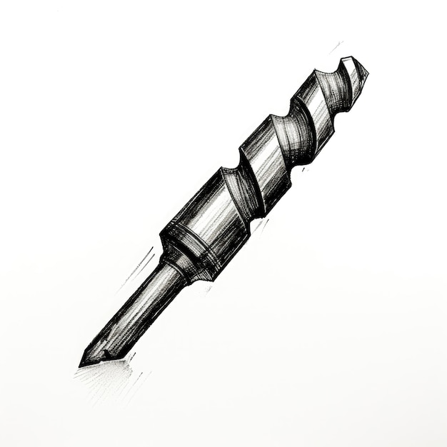 Metal drill bit ai generated