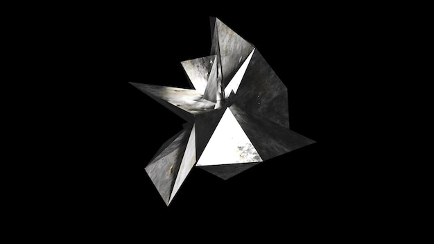 Metal fractal noise computer generated