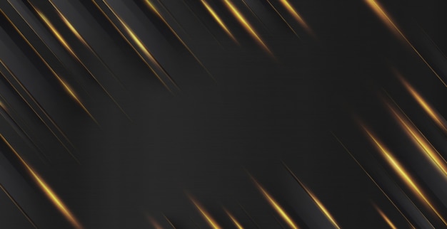 metal gold light of dark abstract background