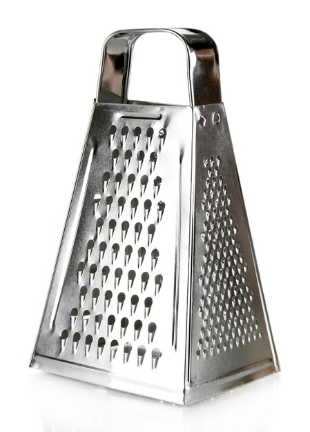 Metal grater isolated on white