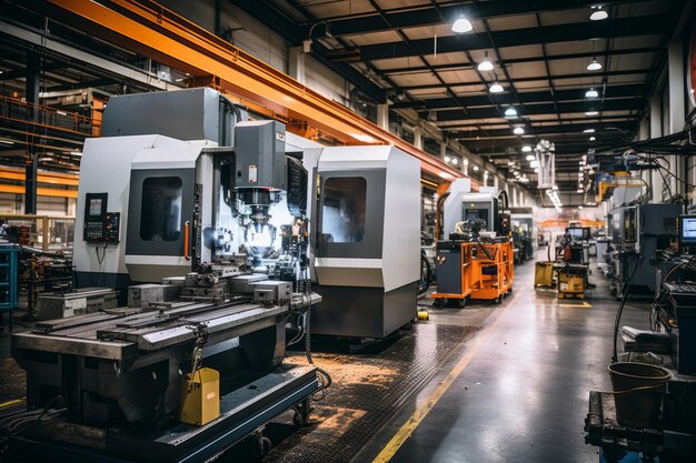 Premium AI Image Metal Machining Facility Generative AI premium-ai-image-metal-machining-facility-generative-ai