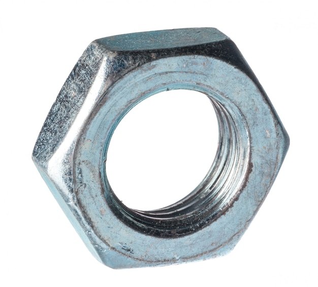 Photo metal nut isolated