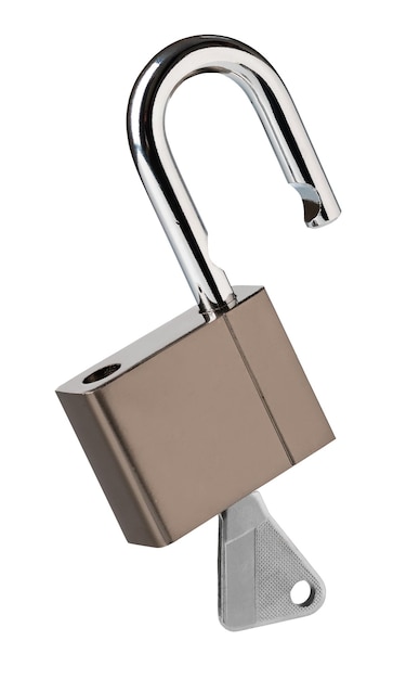 Photo metal padlock