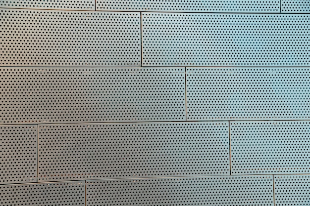 Metal Perforated Wall Tiles of contemporary building Facade Wall Construction archetecture texture