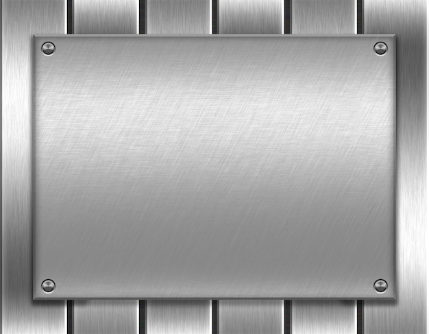 Photo metal plate background