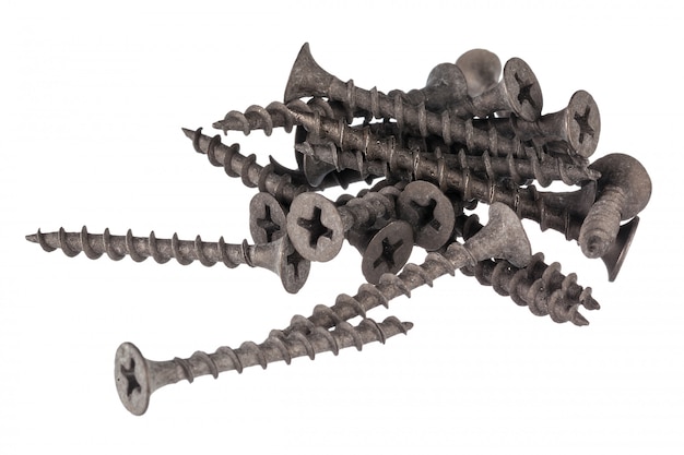 Metal screw isolated