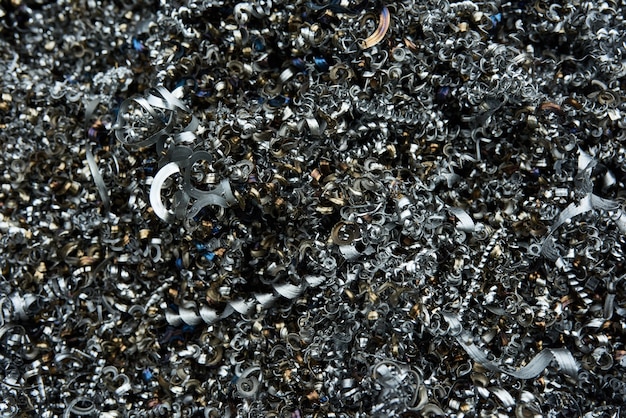 Metal Shavings Background