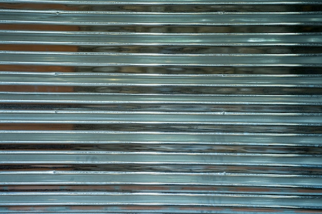 Metal sheet wall for background