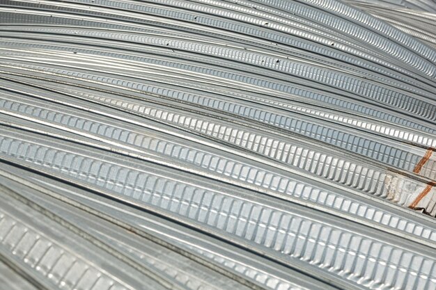 Metal sheets with texture