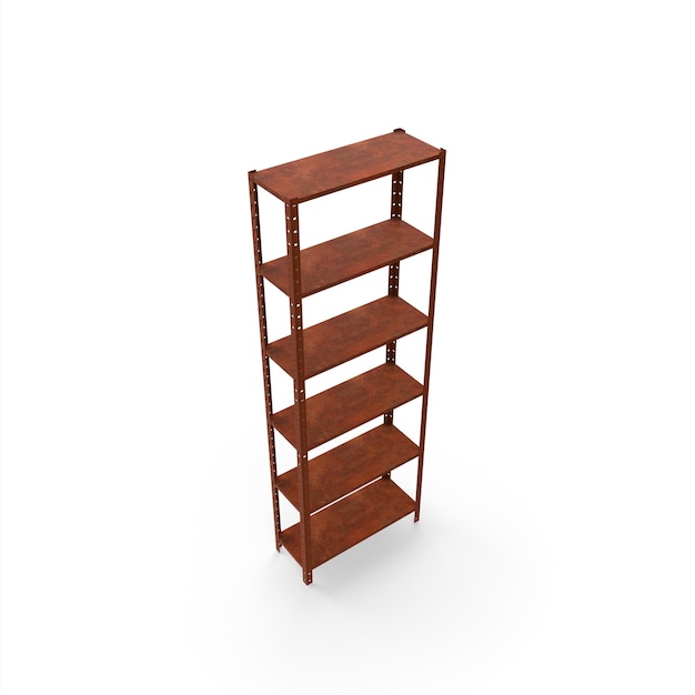 Metal shelve 3d modelling