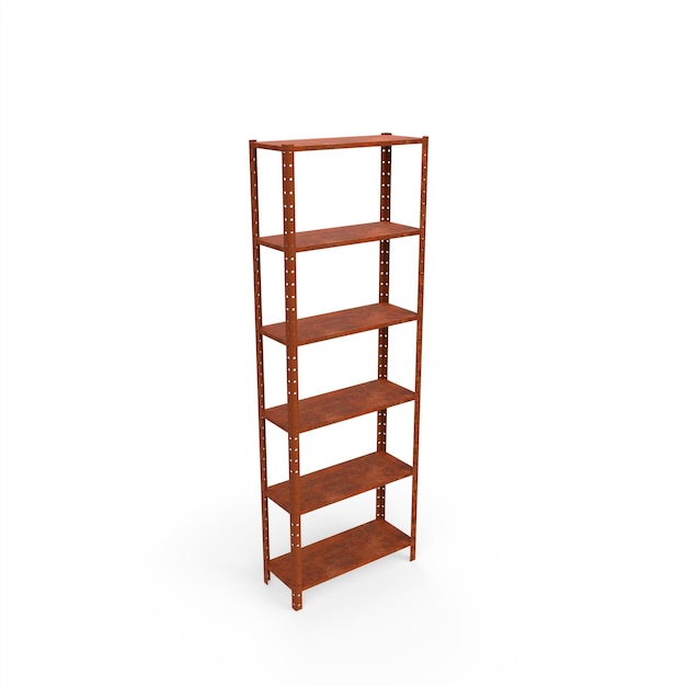 Metal shelve 3d modelling