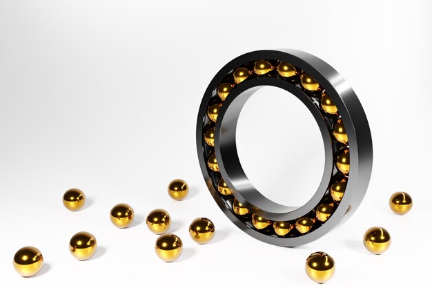 Metal silver ball bearing