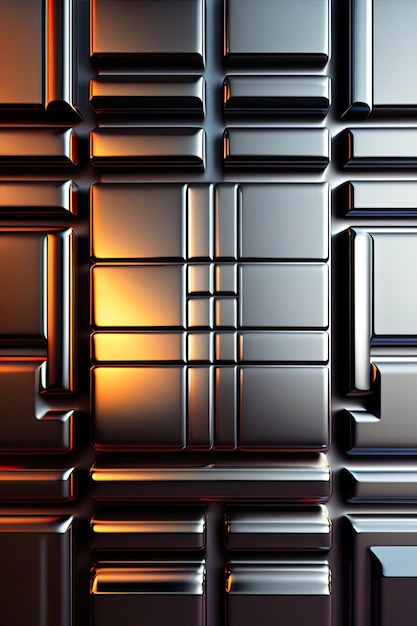 Metal squares background