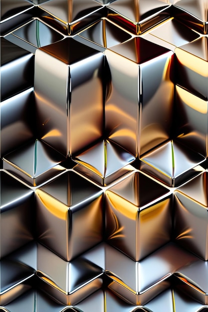 Metal squares background