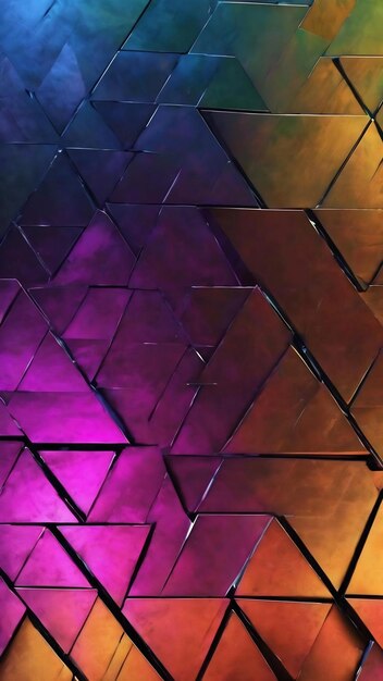 Metal texture geometric background colorful