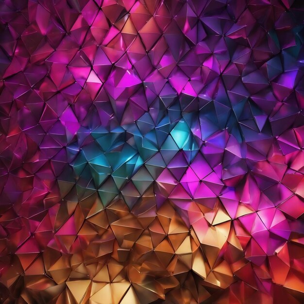 Photo metal texture geometric background colorful