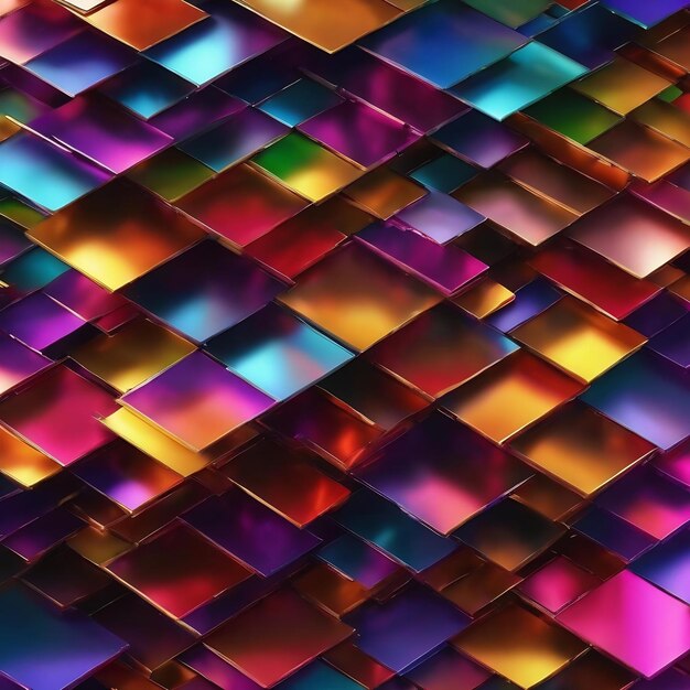 Metal texture geometric background colorful