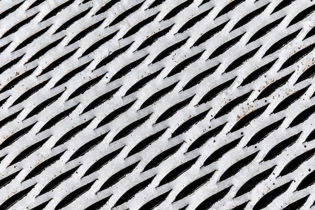 metal with slots as background