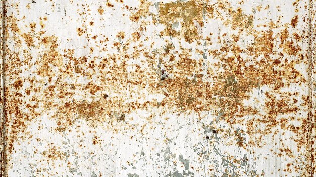 Foto metalen plaat met roest afgewisselde textuur corrosieve grunge gerust op oud ijzer het patroon van gerust op de muur gebruik als illustratie voor presentatie achtergrond roestige corrosie en geoxideerd