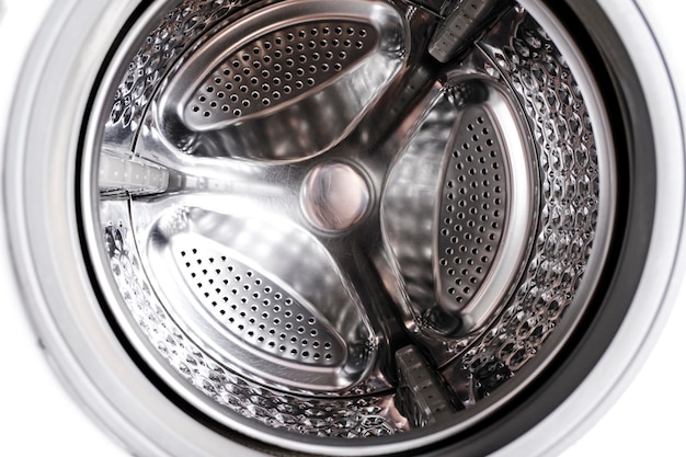Foto metalen trommel van de wasmachine