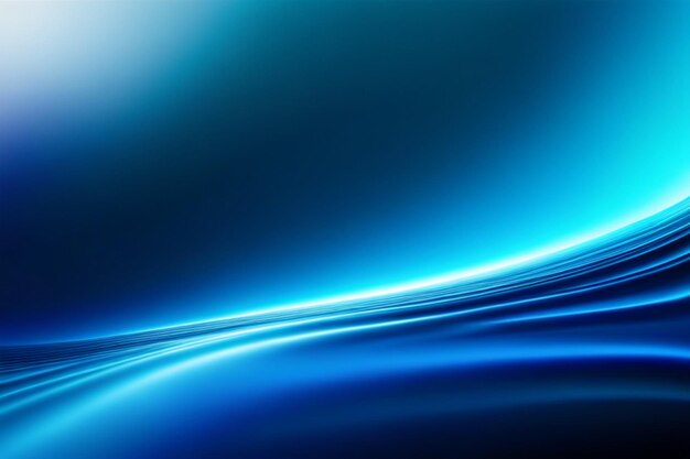 Metallic blue colors blend and sway in an abstract fluid background