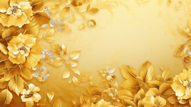 Metallic bright gold background