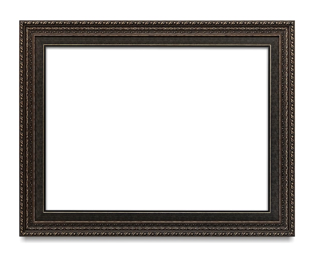 금속 갈색 그림 프레임 투명 png