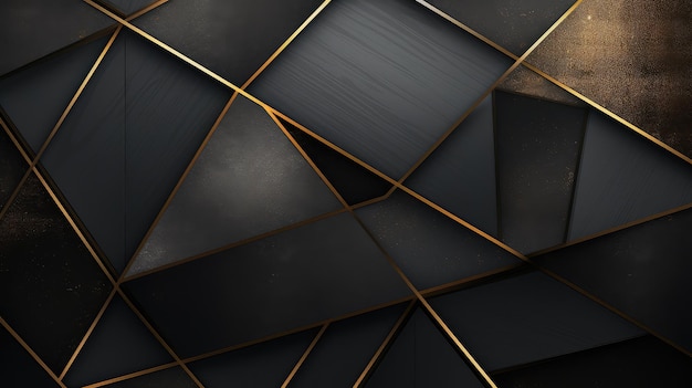 Metallic dark gray geometric background