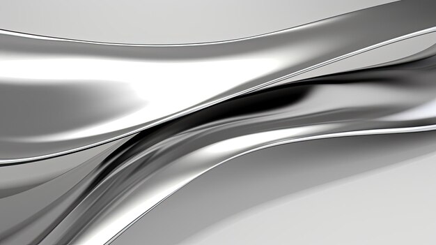 Metallic design silver background