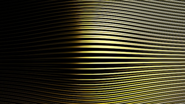Металлический золотой серебряный фон с объемным принтом. 3d иллюстрации, 3d рендеринг.