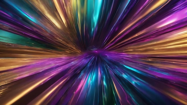 Metallic holographic background