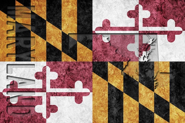 metallic maryland state flag maryland flag background