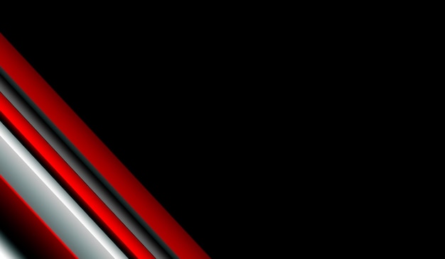 Metallic plastic white and red abstract background