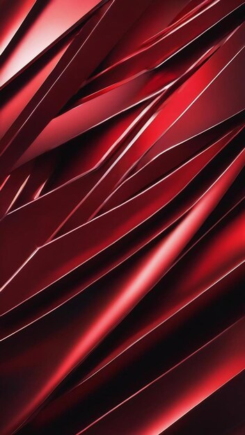 Metallic red 3d effect abstract background