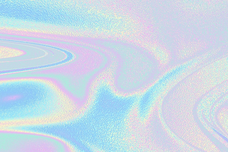 Foto metallic regenboog holografische textuur